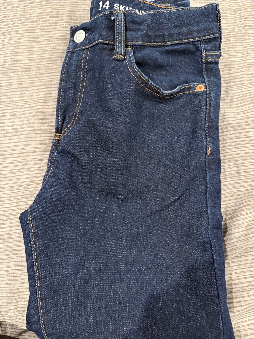 GAP Boys Skinny Jeans in Dark Blue